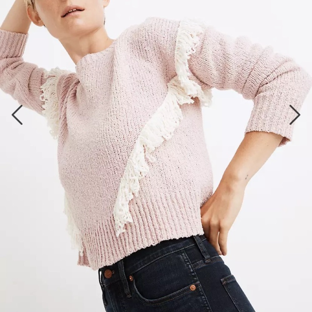 MW FRINGE PULLOVER SWEATER